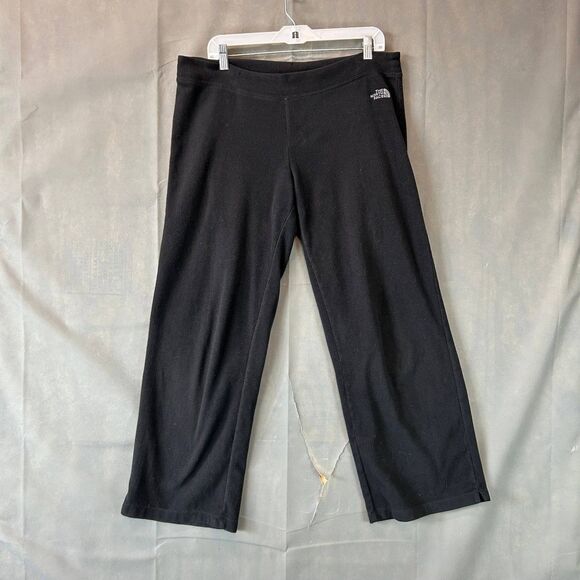 The North Face Polartec Fleece Pants Women's Medium Black Soft Warm Outdoor - Picture 1 of 7